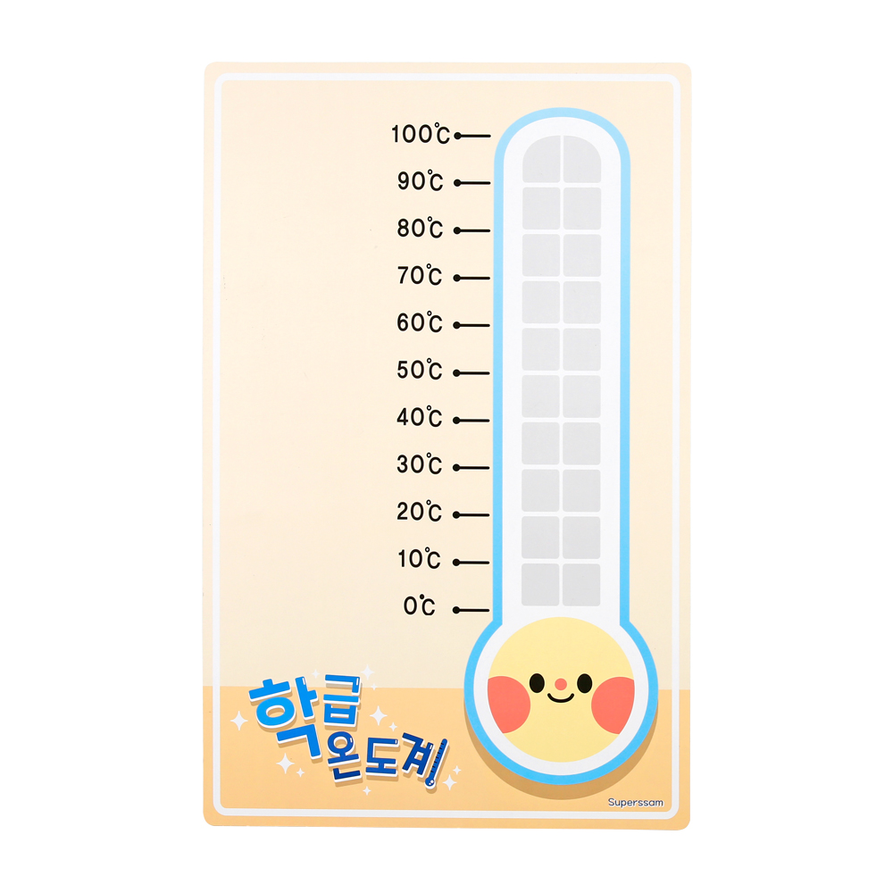 T셀파몰,[슈퍼쌤]스마일 자석 학급온도계 게시판 교실 꾸미기 신학기 학급운영
